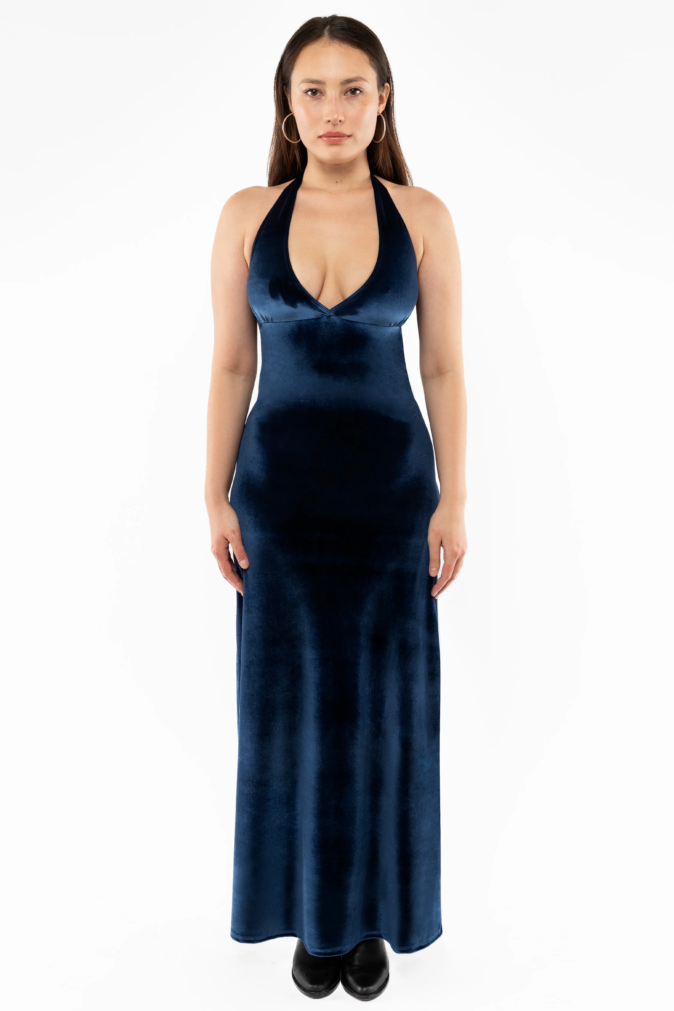 VVT8374 - Velvet Halter Maxi Dress - Image 8