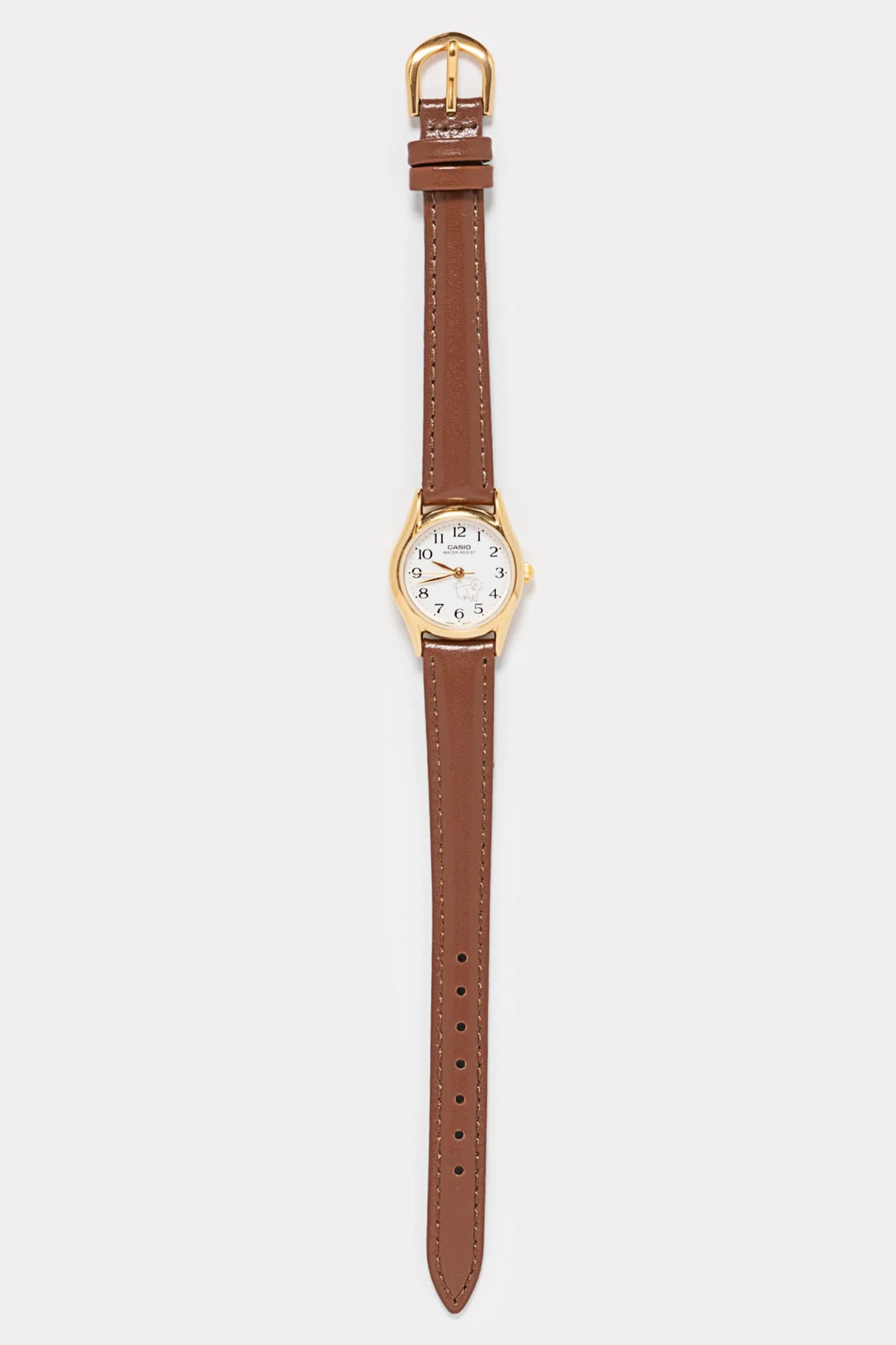 WCHADBCAT - Casio Women's Siberian Cat Leather Watch - Image 2