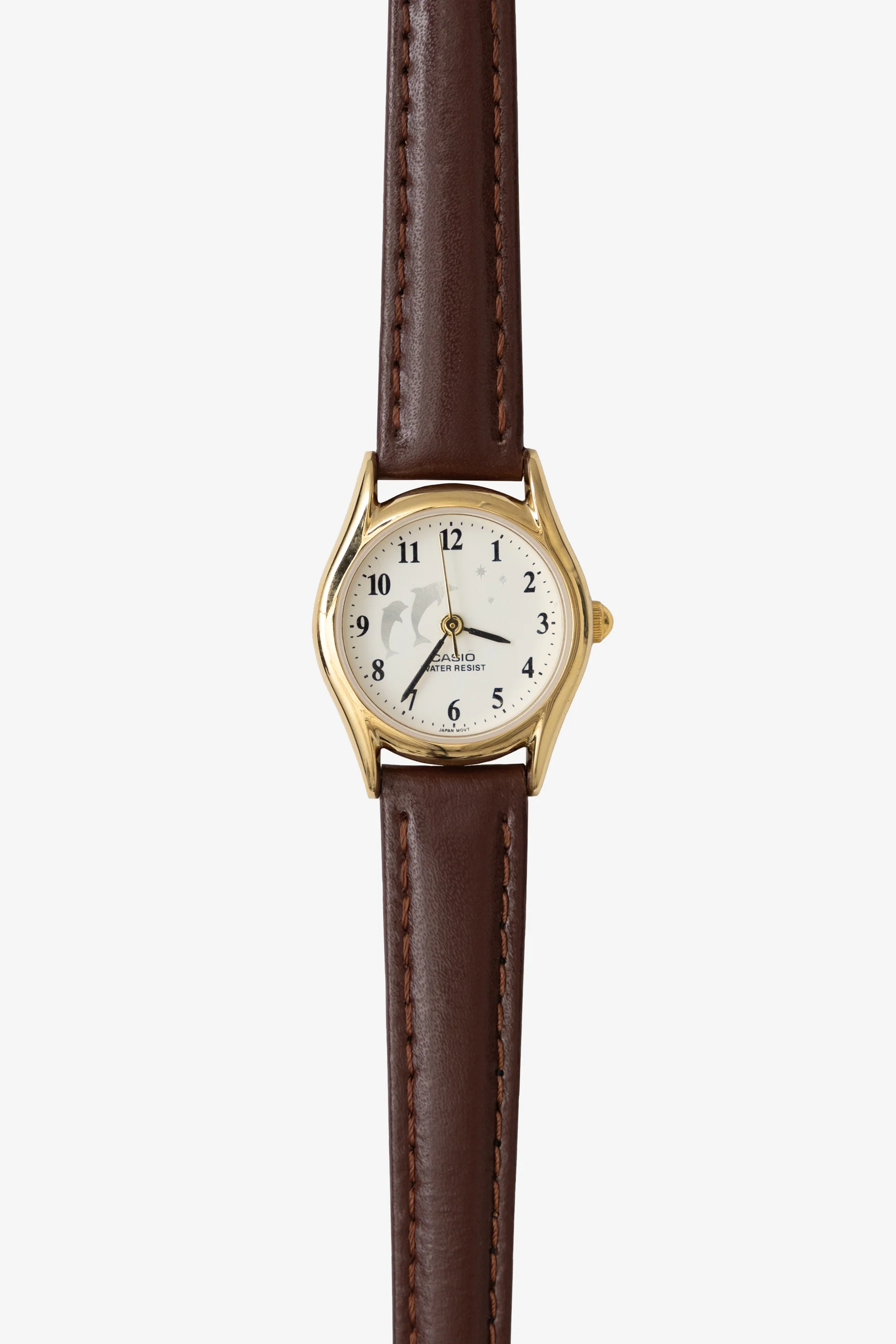 WCHADOB9 - Casio Women's Dolphin Leather Watch - Image 3