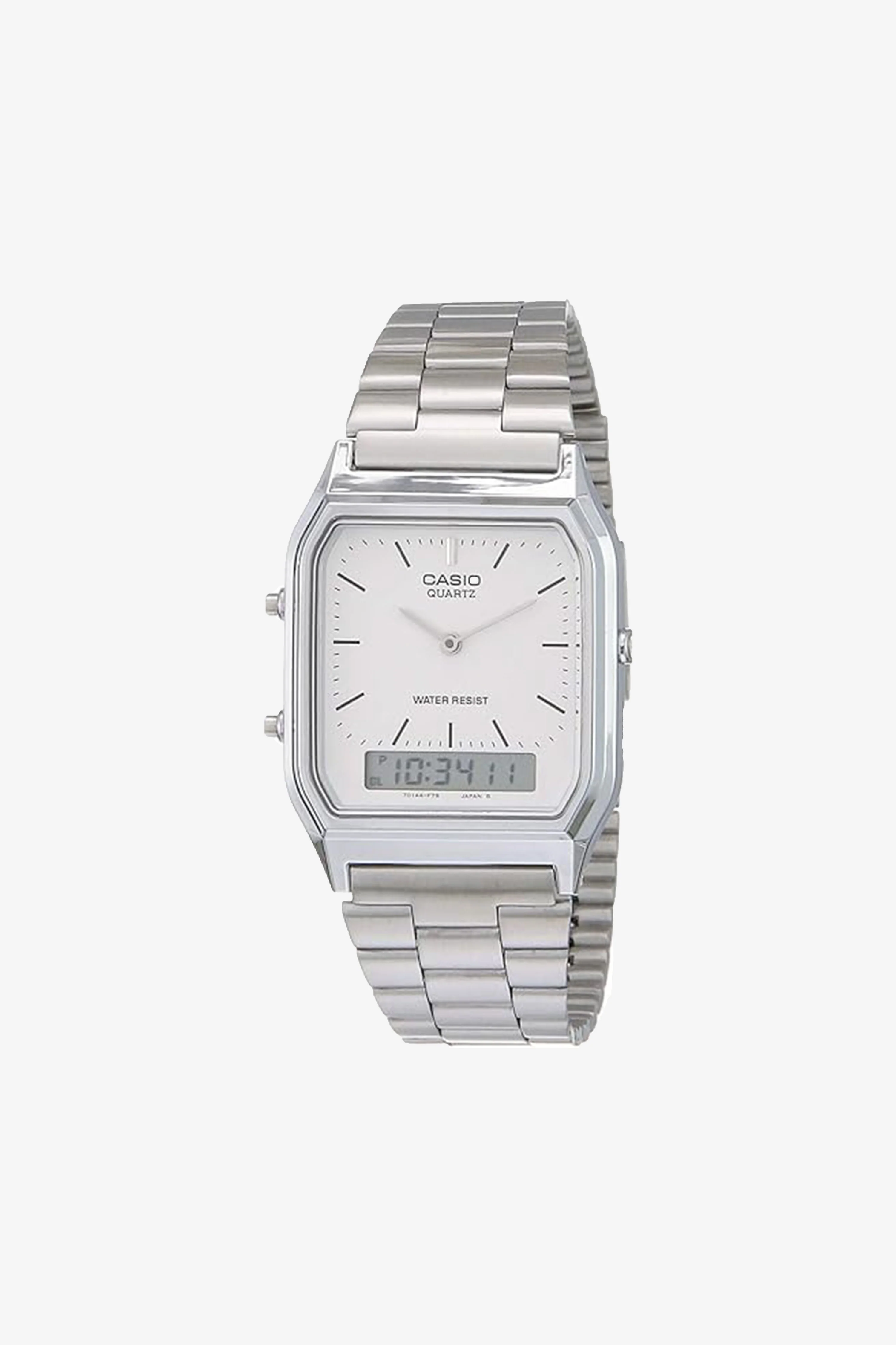 WCHD230A - Vintage Silver Casio Men's Watch - Image 6