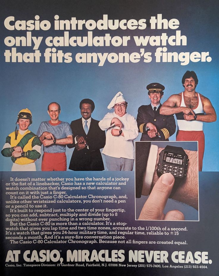 WCHD53W1 - Casio Men's Vintage Calculator Watch - Image 6