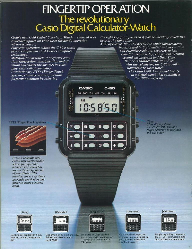 WCHD53WF - Casio Data Bank Quartz Watch - Image 5