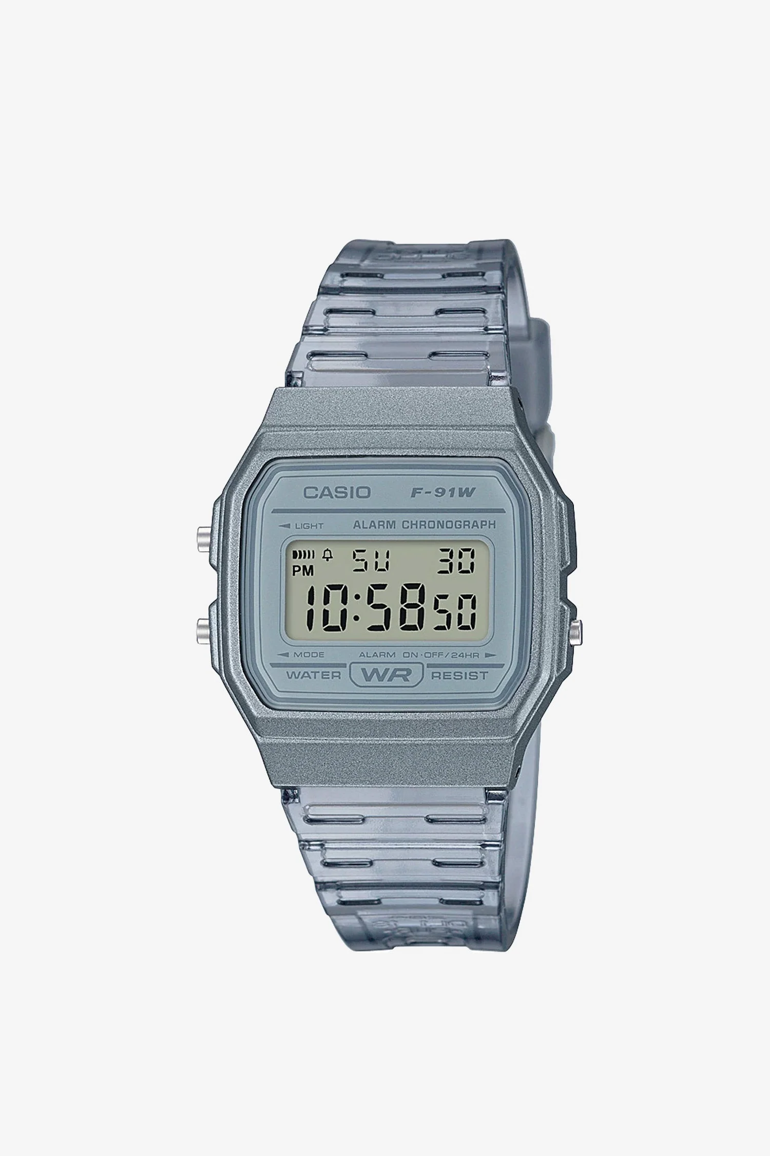 WCHD7CF - Casio Unisex Digital Clear Jelly Strap Watch - Image 10