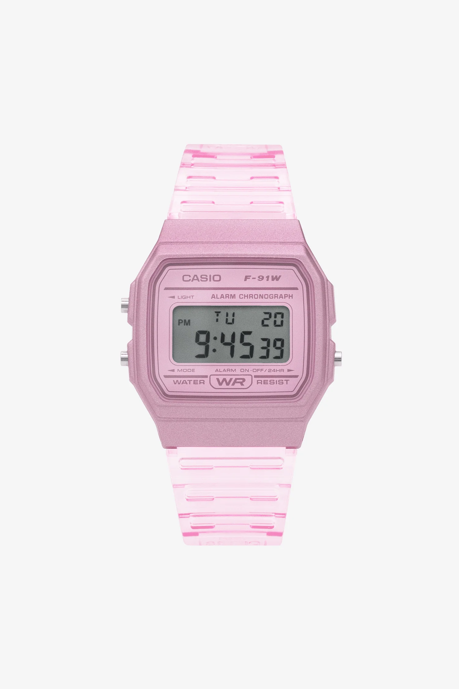 WCHD7CF - Casio Unisex Digital Clear Jelly Strap Watch - Image 5