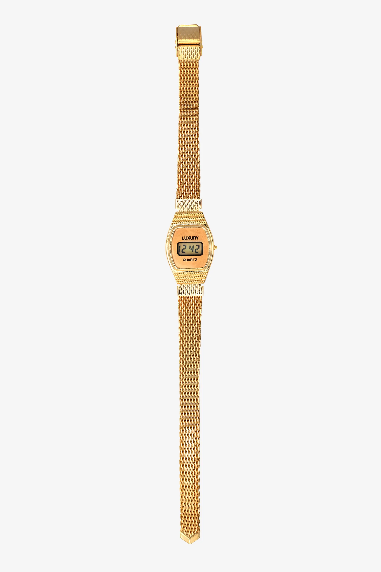 WCHRA59 - Tiny Metal Mesh Luxury Watch - Image 2