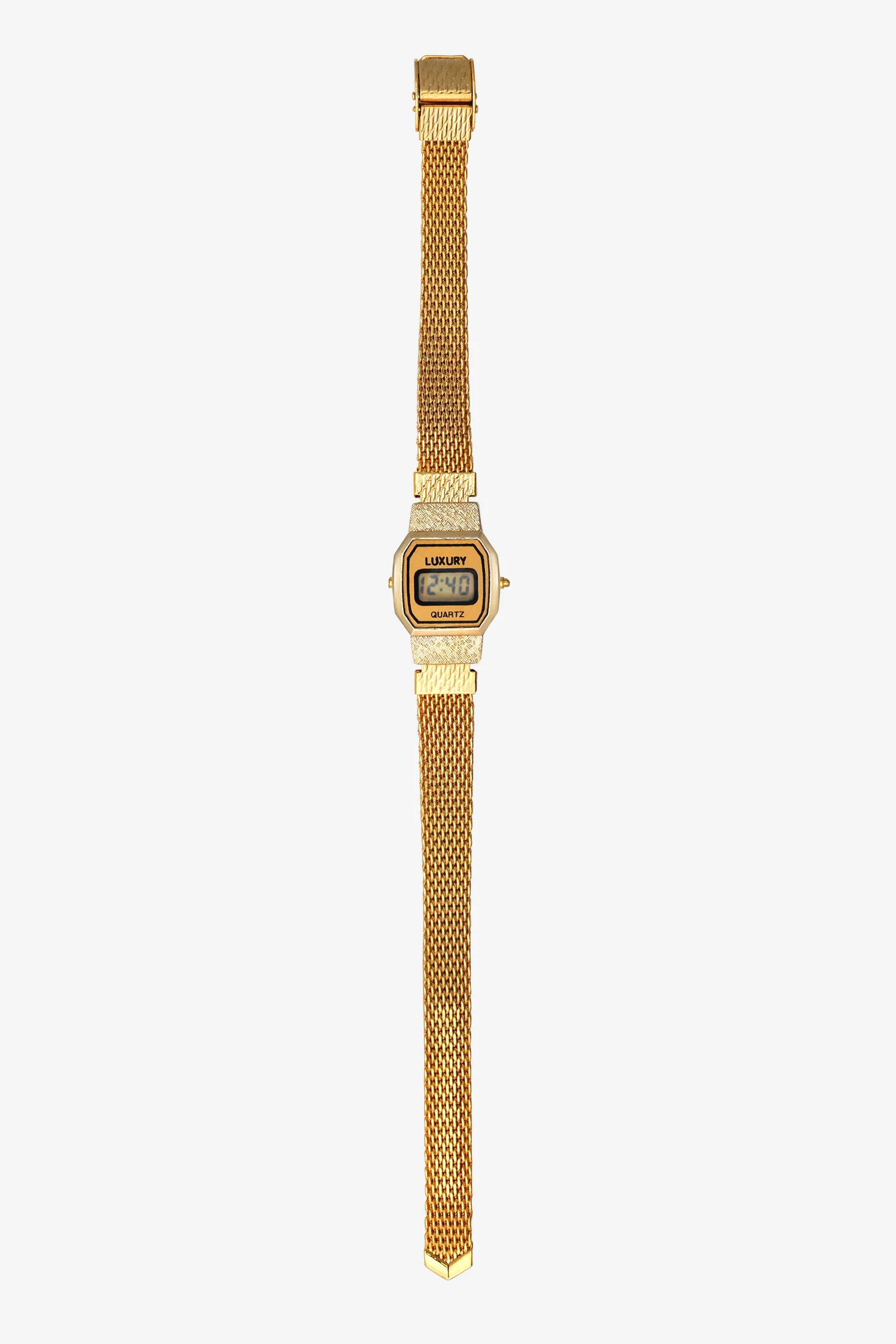 WCHRA62 - Tiny Square Metal Mesh Luxury Watch - Image 2