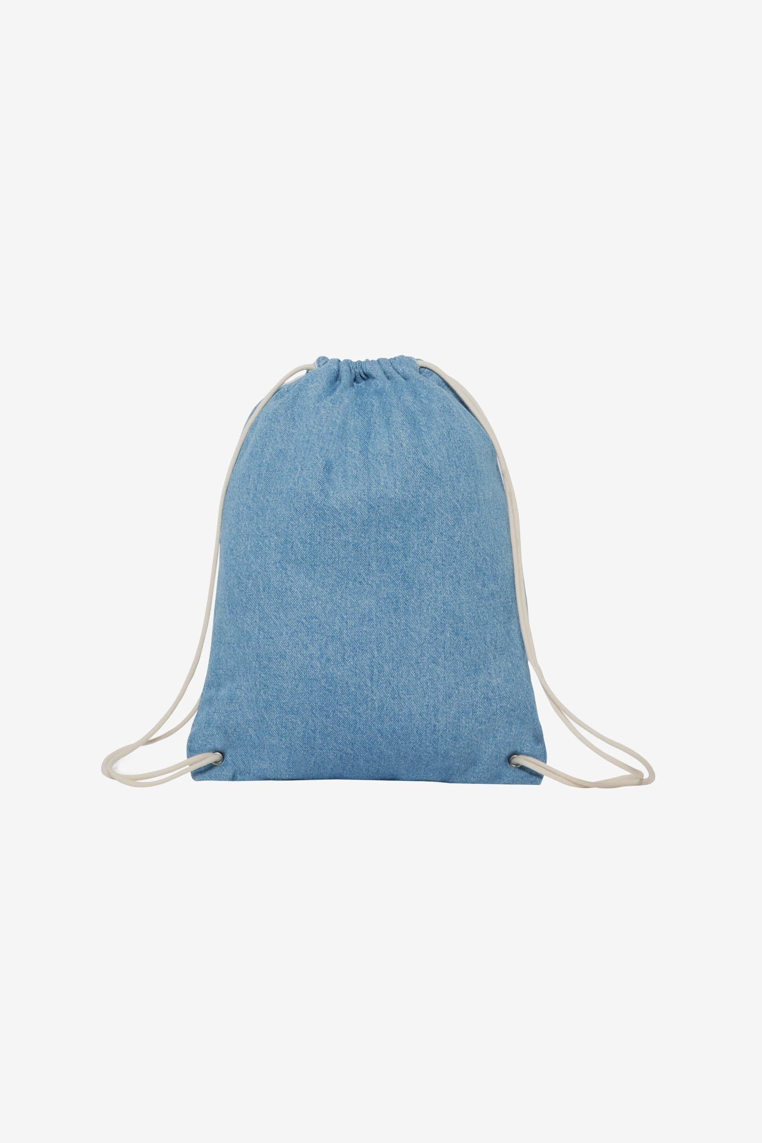 WD09 - Denim Drawstring Backpack - Image 2