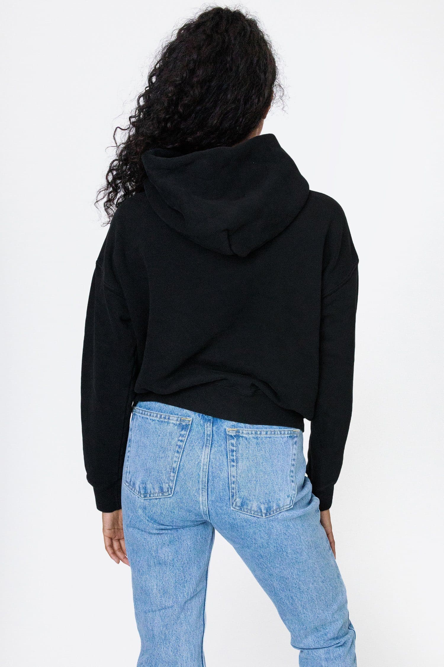WF369GD - Puffy Heavyweight Fleece Cropped Hoodie - Image 7