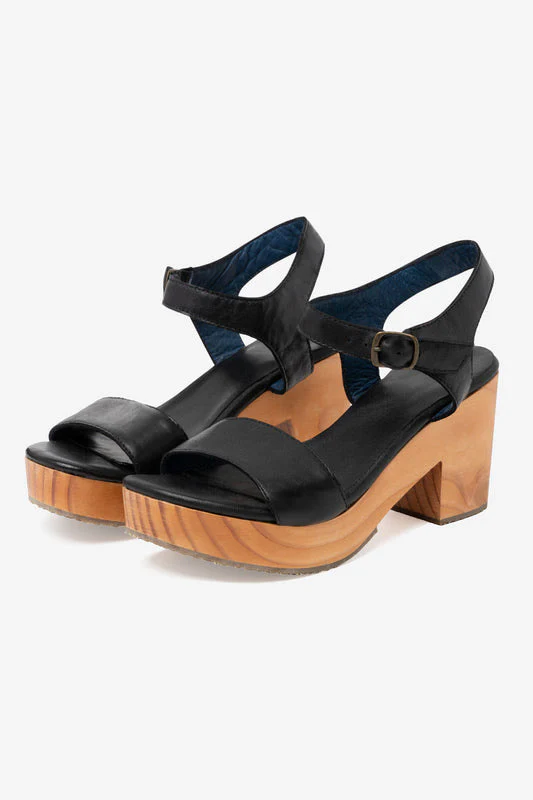 WOODSNDL01 - Wooden Heel Sandal - Image 4