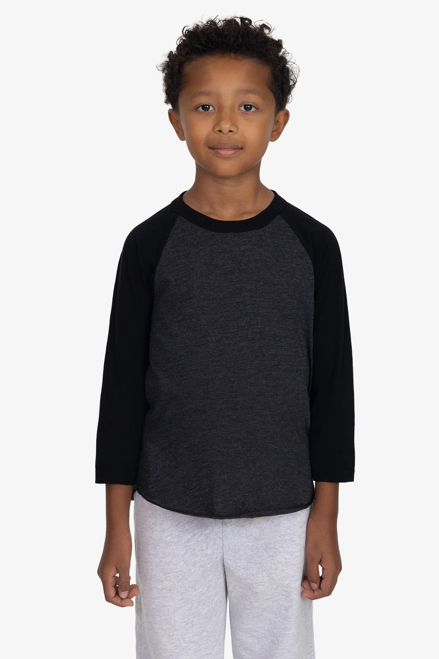 FF2053 - Youth 3/4 Sleeve Poly Cotton Raglan - Image 4