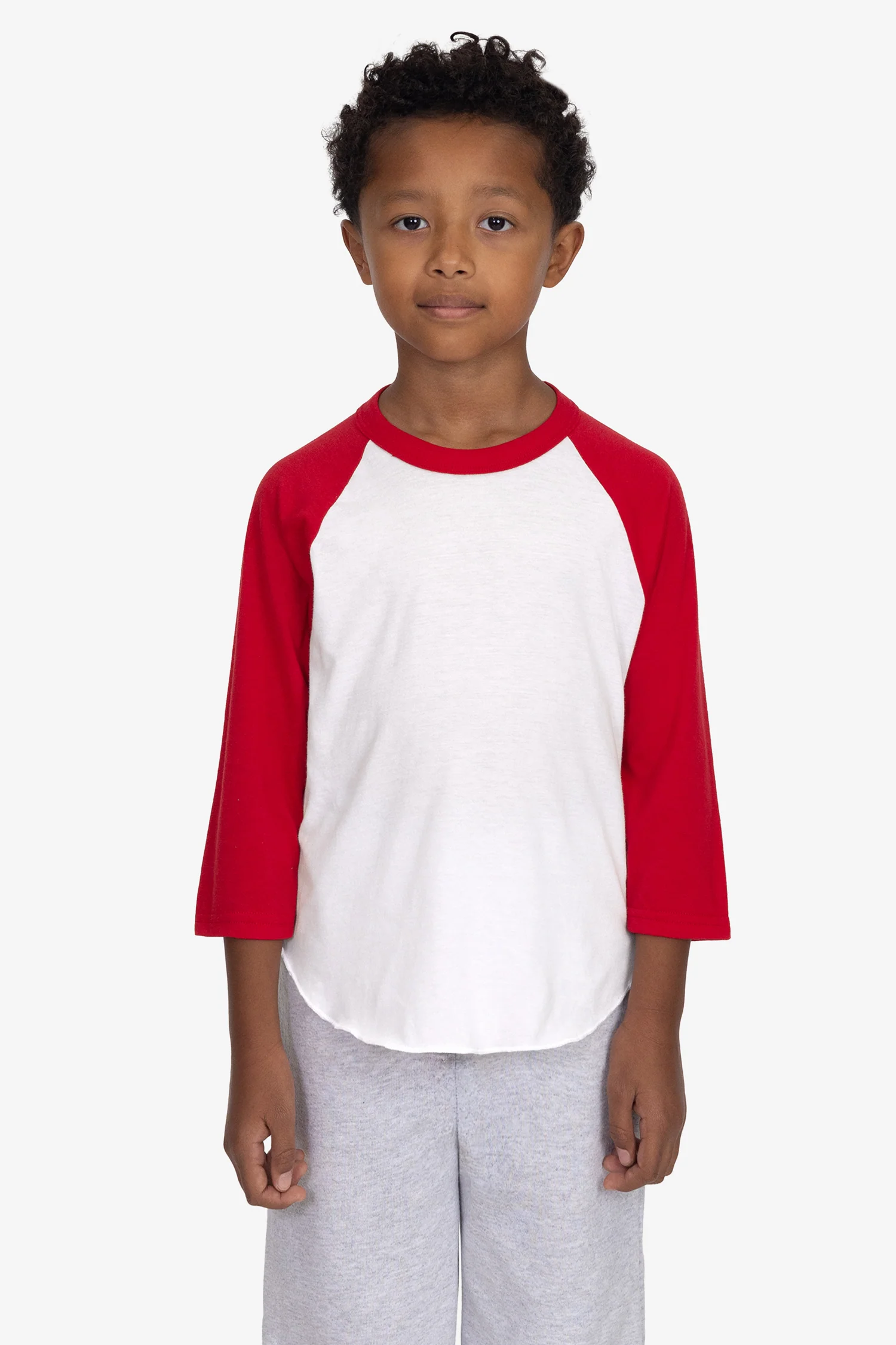 FF2053 - Youth 3/4 Sleeve Poly Cotton Raglan - Image 5