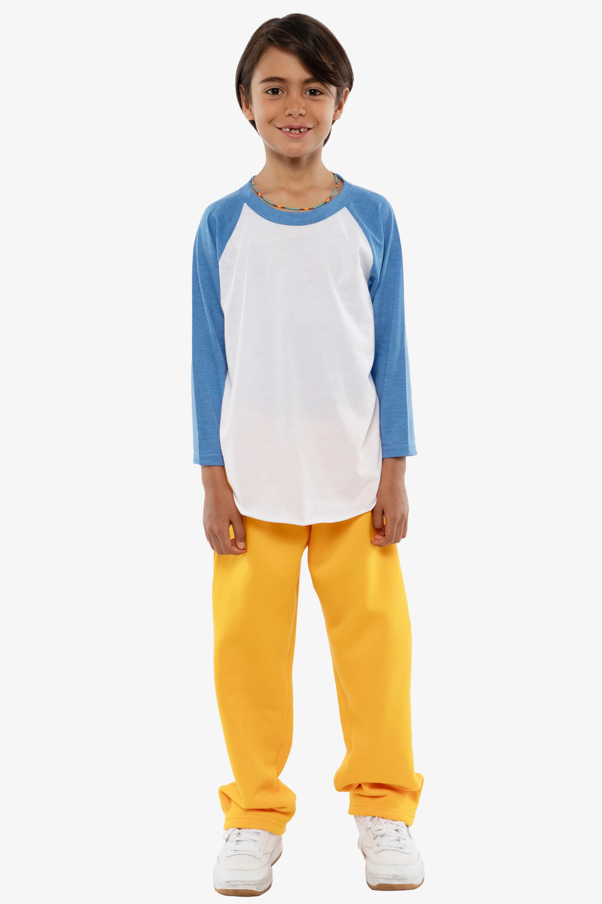 FF2053 - Youth 3/4 Sleeve Poly Cotton Raglan - Image 9